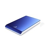Seagate FreeAgent Go externe Festplatte ST903203FBD2E1-RK 320 GB HDD, 6,4 cm (2,5 Zoll), USB 2.0, blau