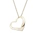 14k Gold Children's Small Floating Heart Necklace