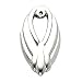 14K White Gold Earring Jacket