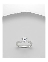CZ Ring In 92.5 Sterling Silver