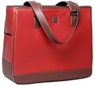 Clark & Mayfield Rosemont 17" Laptop Tote Cherry Red