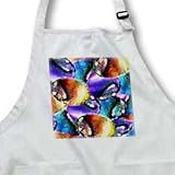 Digital Artwork Design 8 - Full Length Apron With Pockets 22w X 30l - B000UH6DZY