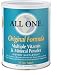 DOUBLE VALUE PACK ofAll One All One Formula 15.9 oz - Every molecule of ALL ONE Original is pure nutrition. Powerful enough to be a meal replacement, this unique formula contains 8 grams of protein from the sweet milk of New Zealand dairy cows (free of lactose, fat and synthetic hormones). These naturally occurring whole food amino acids are bound (proteinated) to generous portions of minerals and nestled in a blend containing high potency pure USP grade vitamins and other natural food factors.High potency antioxidants Stress B-complex + a full gram of vitamin C Full spectrum minerals for easy absorption 8 grams of protein, enough to be a meal replacement Vegetarian, includes iron Dairy, gluten, yeast and sugar free