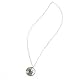 Circle Flower Mosaic Necklace by Angela Ibbs