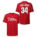 Roy Halladay Philadelphia Phillies Red MLB Player T-shirt - XXL