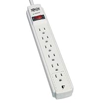 Tripp Lite TLP606 6-Outlet Surge Protector (750 Joules)