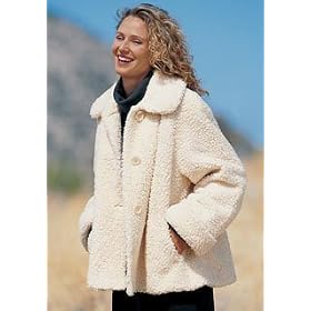 Faux Lamb's-Wool Coat by Orvis