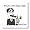 Grocho Marx with Zeppo Zippo - 6x6 Iron On Heat Transfer For White Material