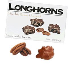 Texas Based Lammes Milk Chocolate Longhorn Candies 11 Oz BOX