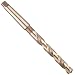 Chicago Latrobe 510 Cobalt Steel Taper Shank Drill Bit, Gold Oxide Finish, Morse Taper Shank, 135 Degree Notch Point