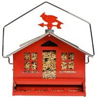 Perky Pet 338 Squirrel Be Gone II Country House with Weathervane