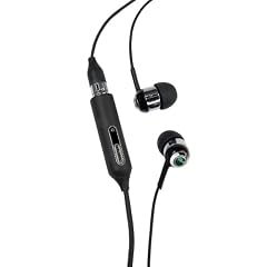 Sony Ericsson HPM-77 Stereo Headset mit integrierter Anrufannahme-Taste schwarz / chrom