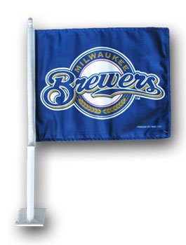 Milwaukee Brewers - MLB Car Flag