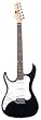 AXL Headliner Double Cutaway Left Hand Electric Guitar, Black