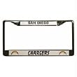 San Diego Chargers Chrome License Plate Frame(New Logo)