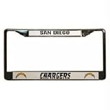 San Diego Chargers Chrome License Plate Frame(New Logo)