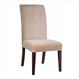 Classic Seating Tan Chenille Slipcovered Side Chair