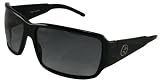 Giorgio Armani Sunglasses 196/s, Wrap, Glossy Black Frame/ Gray Gradient Lenses