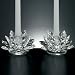 Godinger "Lotus" Candle Holders, Pair