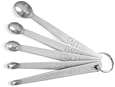 Norpro 3080 Mini Stainless Steel Measuring Spoons, Set includes ( tad, dash, pinch, smidgen and a drop )
