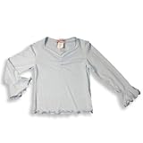 Little Lady - Girls V-Neck Tee, Lt. Blue