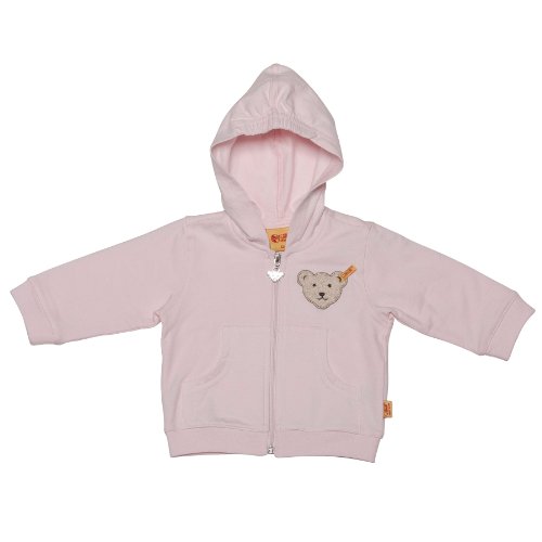 Steiff Unisex - Baby Pulli Sweatjacke 0006957, Gr. 80, Rosa (barely pink 2560) Preisvergleich