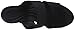 crocs Women's Leigh II 2-Strap Wedge, Black/Black, 9 M US