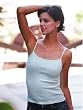 TQM Spandex Baby Rib Spaghetti Tank