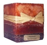 3x3 Square Patchouli Sandalwood Candles By Stone