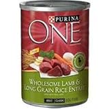 Purina One Wholesome Lamb and Long Grain Rice Entree Canned Dog Food