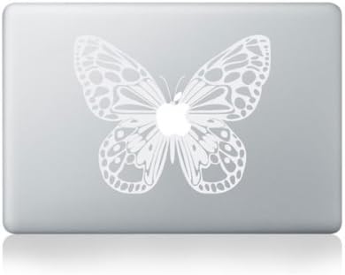 White Butterfly Macbook Decals Macbook Pro Decal Stickers Mac Air for Apple Macbook