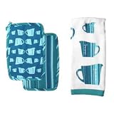Betty Crocker Betty's Utilitarian Blue Betty Crocker Cup Print Kitchen Towel and... by Betty Crocker