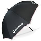 TaylorMade Golf TM Single Canopy Umbrella - Black/White/Red - 0105061442