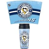 Pittsburgh Penguins Retro Logo Travel Mug