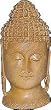 ShalinCraft Statues Of Buddha Sculptures In Wood Carving Handmade Indian Arts Crafts Artifacts 4" x 2" (jwcs100)