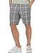 Calvin Klein Seersucker Plaid Flat Front Short