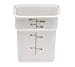 Cambro White Poly 4 Qt Cam-Square Container