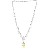 CZ by Kenneth Jay Lane Elegant Clear/Yellow Dr