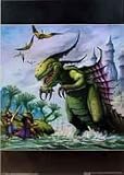 SCI-FI Posters: Rodney Matthews - Leviathon (job ch41 verse 25) - 85 x 60 cm