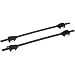 Cartrend 70243 Dach-Relingtr�ger "Logico Key", abschlie�bar, Sicherheitsverschluss mit T�V/GS