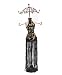 Black Gold Evening Dress With Umbrella Jewelry Stand