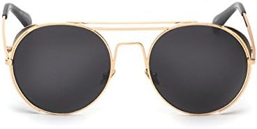 Retro round frame sunglasses steampunk round metal sunglasses shading Harajuku influx male and female models
