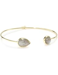 Jemma Wynne "Prive" Labradorite Small Stone Bangle Bracelet