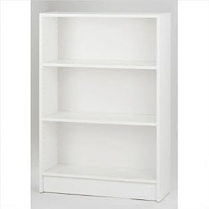 Spectrum Wide 46 High Bookcase in White