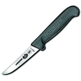 Victorinox - Boning, Rabbit Knife, Black Fibrox, 4 in.