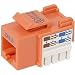 Belkin R6D026-AB6ORG25 25PK CAT6 ORANGE KEYSTONE JACK 568A/568B CHNL CERT