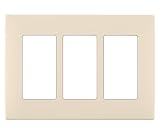 Renu Three-Gang Screwless Snap-On Wallplate, REWP3