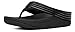 FitFlop Women's Ringer Toe Post Sandal All Black Size 7
