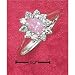 Cz's & Crystals Cr-189 : Sterling Silver Oval Pnk Ice Surrounded By White Czs Sizes 5...