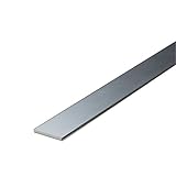 e-kanamono アルミフラットバー(薄口) 1x12x1920mm バフシルバー